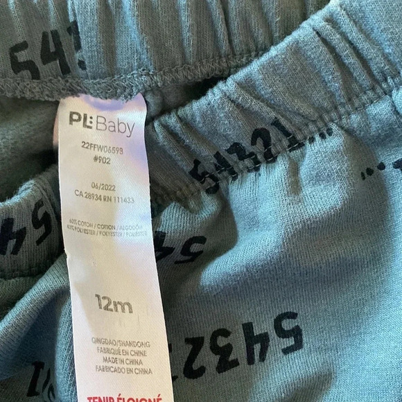 PL BABY BOYS COTTON OANTS NUMBERS SIZE 12 MONTHS - Picture 4 of 5